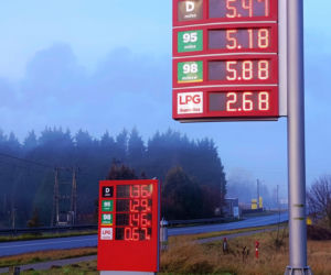 Ceny paliwa w Lubieszynie przy granicy z Niemcami