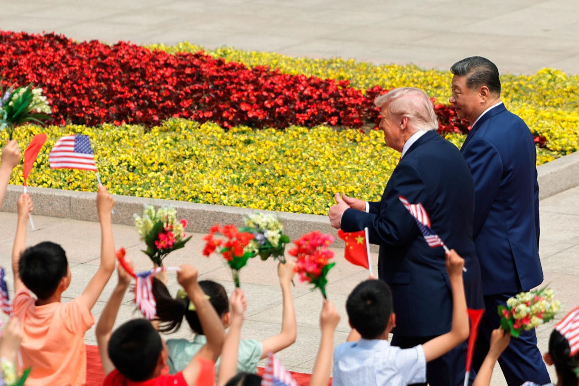 Trump w Chinach! Zobacz spotkanie. "Wielki przywódca, fantastyczna przyszłość"