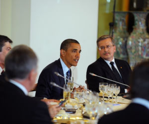 Obama z wizytą u Komorowskiego