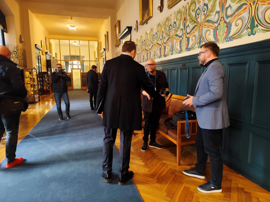 Pierwszy dzień w pracy nowego prezydenta Krakowa Łukasza Gibały
