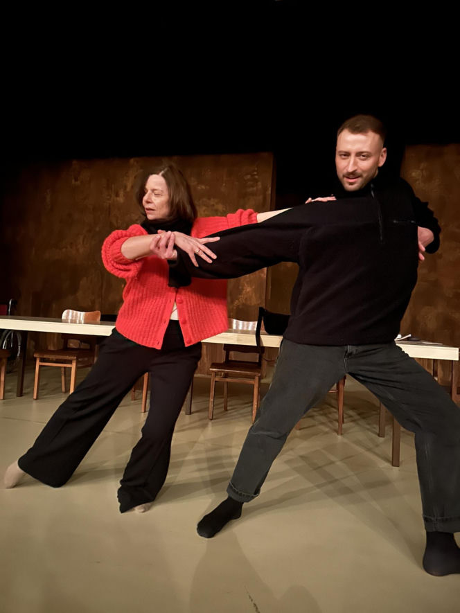 Kulesza uczy Gałązkę tańczyć