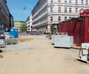 Przebudowa ulic w centrum Szczecina - maj 2020