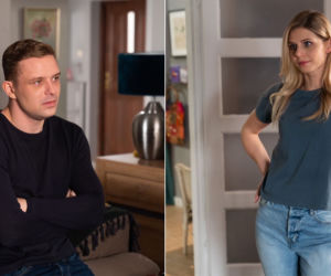 Barwy szczęścia, odcinek 2602: Iwona (Izabela Zwierzyńska), Hubert (Marek Molak)