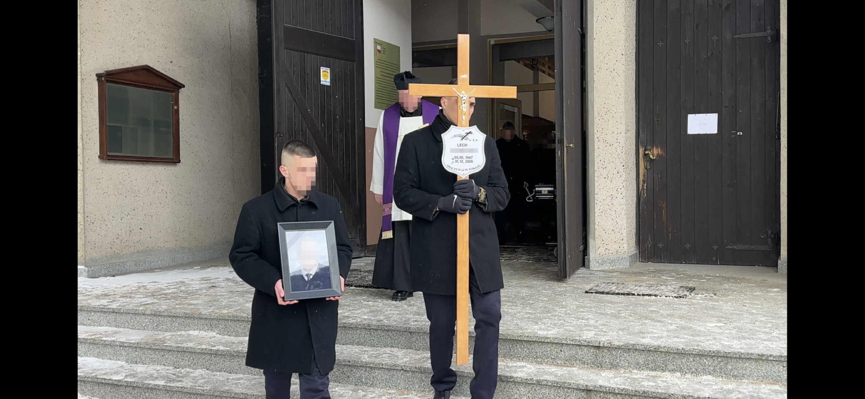 Pogrzeb taksówkarza z Giżycka