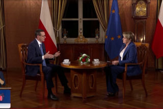 Mateusz Morawiecki na żywo wygarnął Danucie Holeckiej! Chwilę później przepraszał