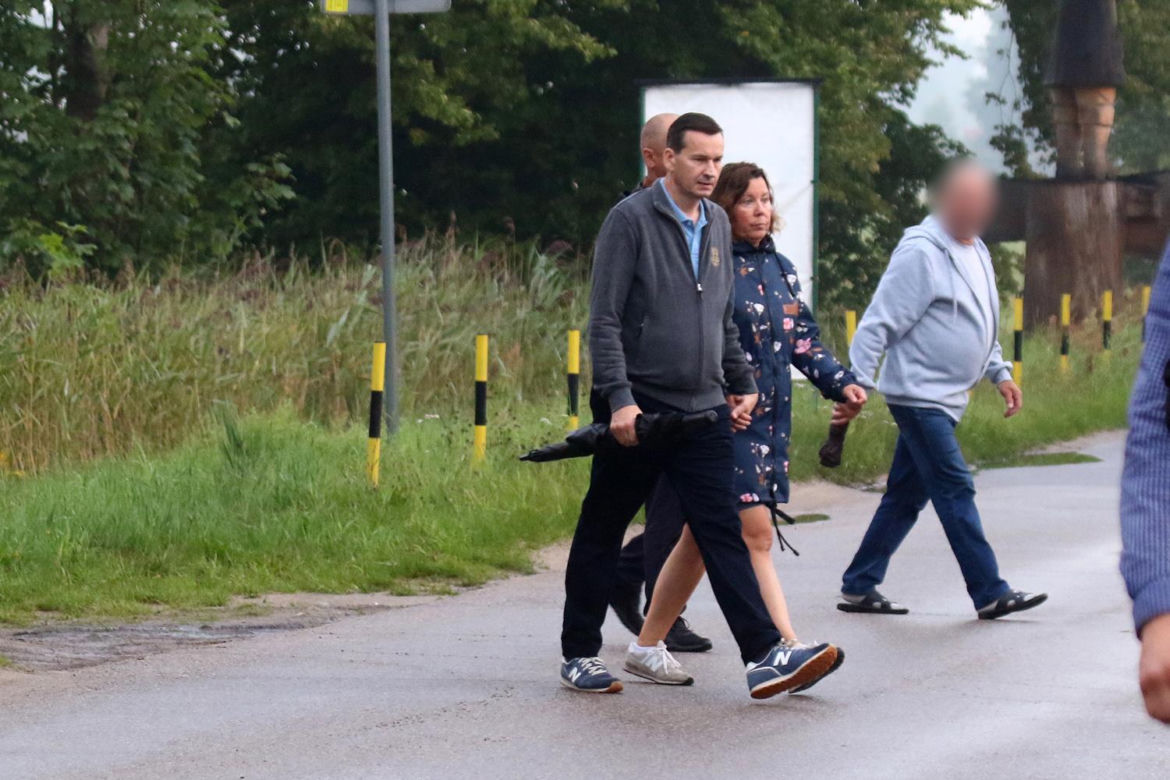 Wakacje Morawieckiego z żoną nad Bałtykiem