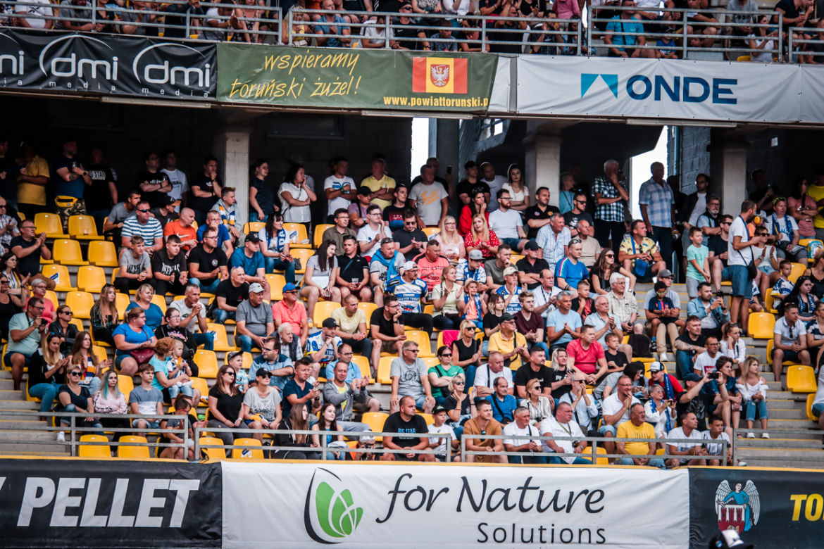 For Nature Solutions Apator Toruń - Betard Sparta Wrocław zdjęcia kibiców z meczu 14. kolejki PGE Ekstraligi
