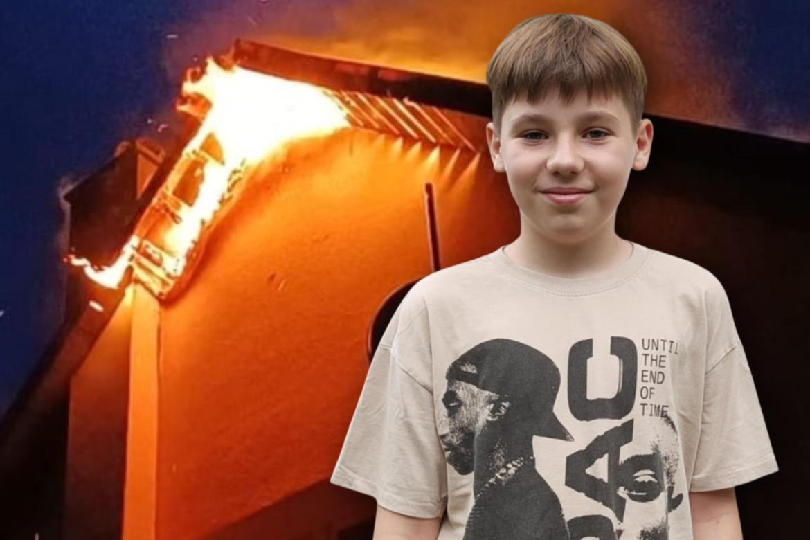 11-letni Olek uratował rodzinę z pożaru