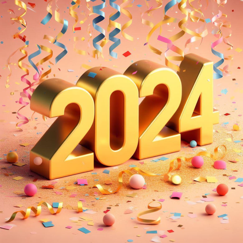 Kartki noworoczne na 2024 r.