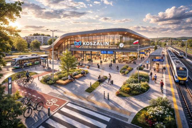 Tak zmieni się Koszalin w ciągu 50 lat. Oto wizja AI