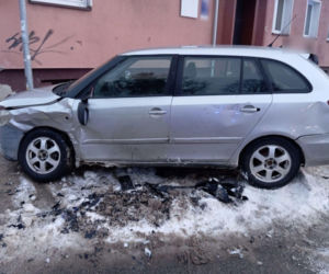 Kolizja w Lęborku (20.02.2026)