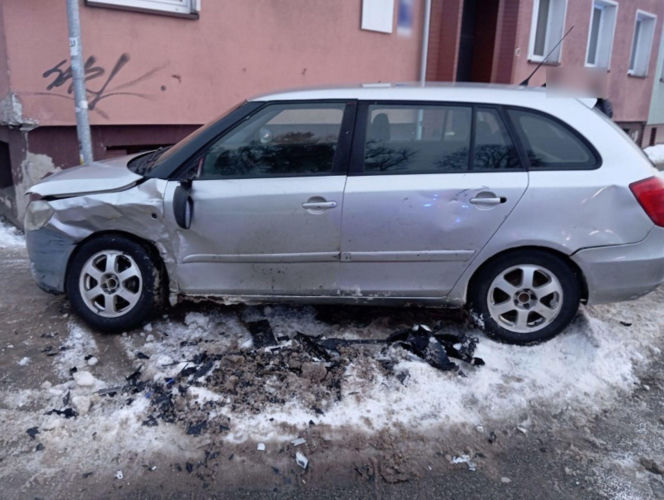 Kolizja w Lęborku (20.02.2026)