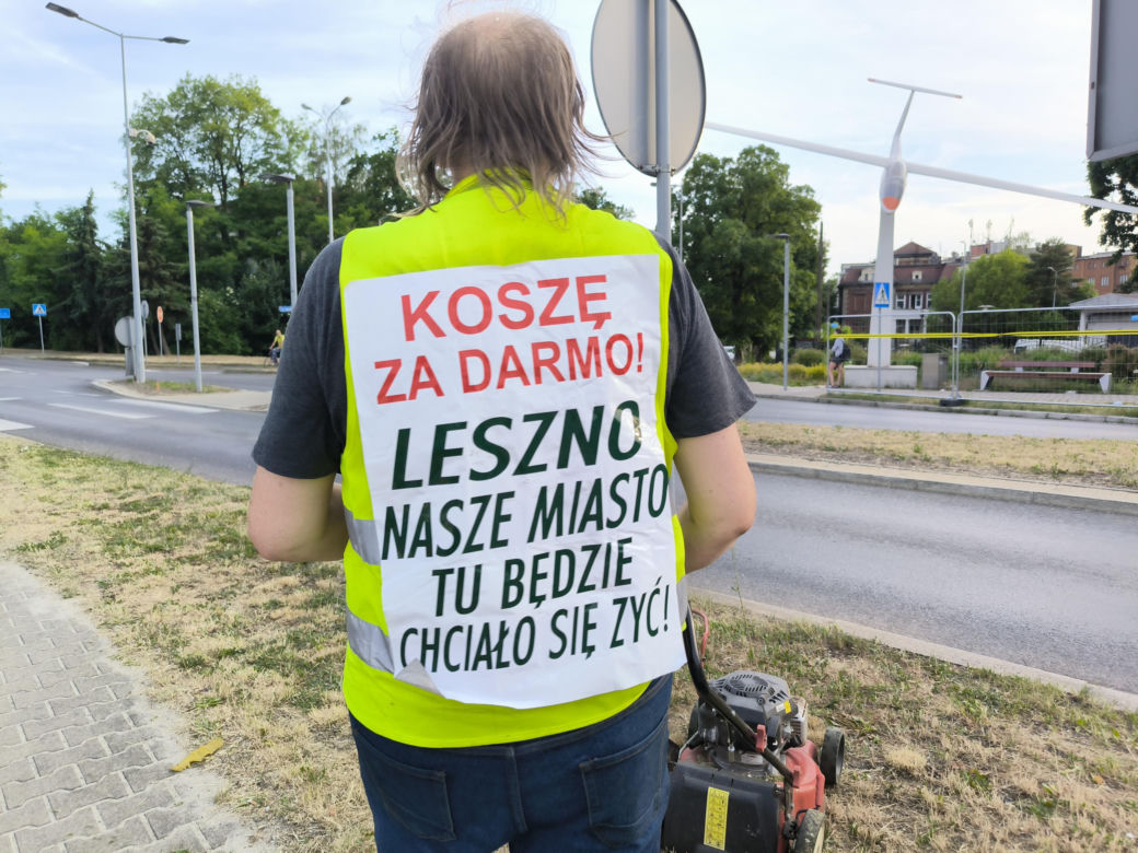 Kosiarz społecznik z Leszna