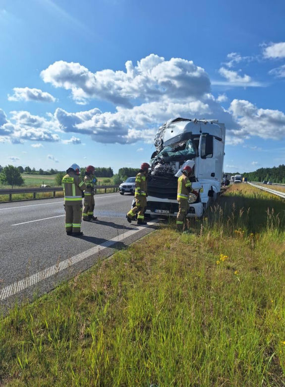 Wypadek na S5 koło Rawicza