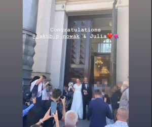 Siostra Królikowskiego wyszła za mąż. Julia już po ślubie
