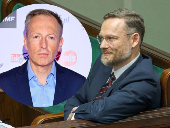 Człowiek Nawrockiego o reporterze TVN24. Pół-dziennikarz. To nawiązanie do jego nazwiska? Piasecki nie wytrzymał!