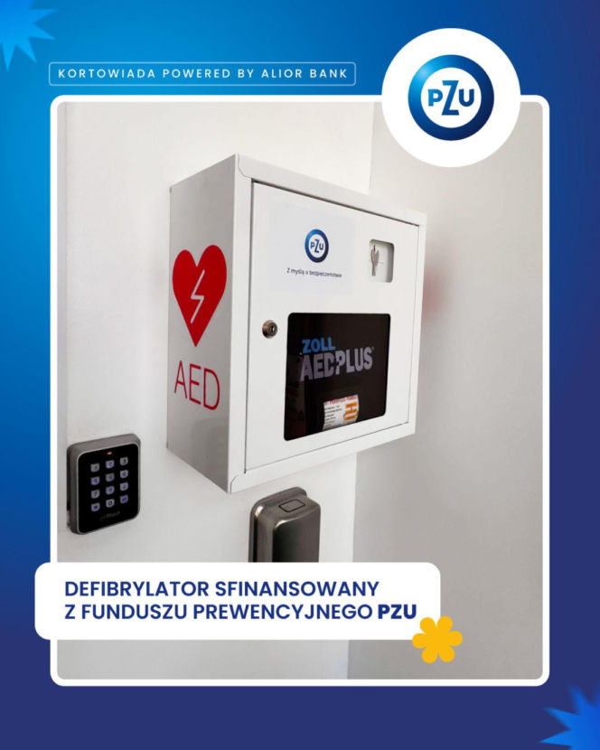 Edukacja z pierwszej pomocy i nowy defibrylator na terenie kampusu