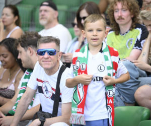 Legia Warszawa - Zagłębie Lubin: Zdjęcia kibiców