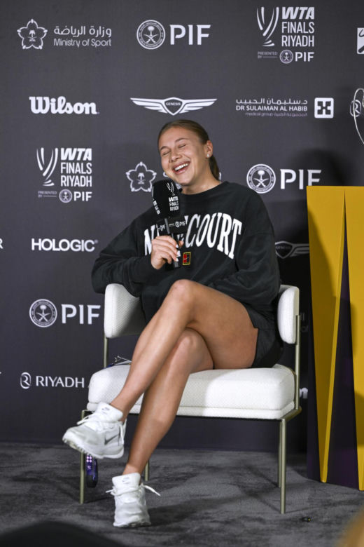 Tenisistki na konferencji WTA Finals
