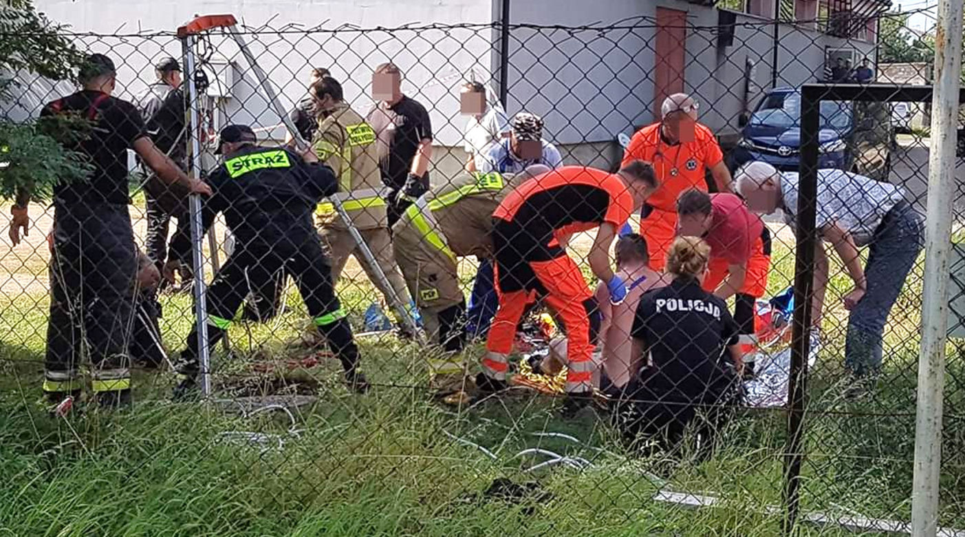 Konserwator zasłabł w studzience kanalizacyjnej