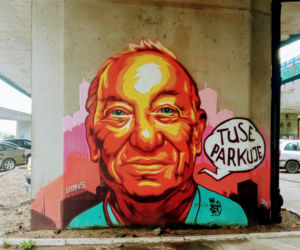 Murale na filarach Trasy Zamkowej
