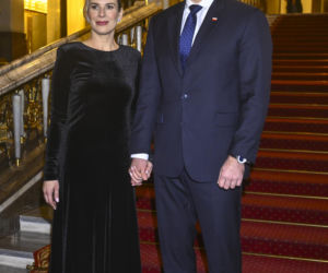 Karol Nawrocki z żoną w Operze Narodowej