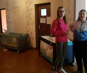 Dom dla uchodźców w Orłach koło Przemyśla