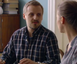 O mnie się nie martw 4 sezon odc. 12 Krzysiek (Paweł Domagała), Marta (Katarzyna Ankudowicz)