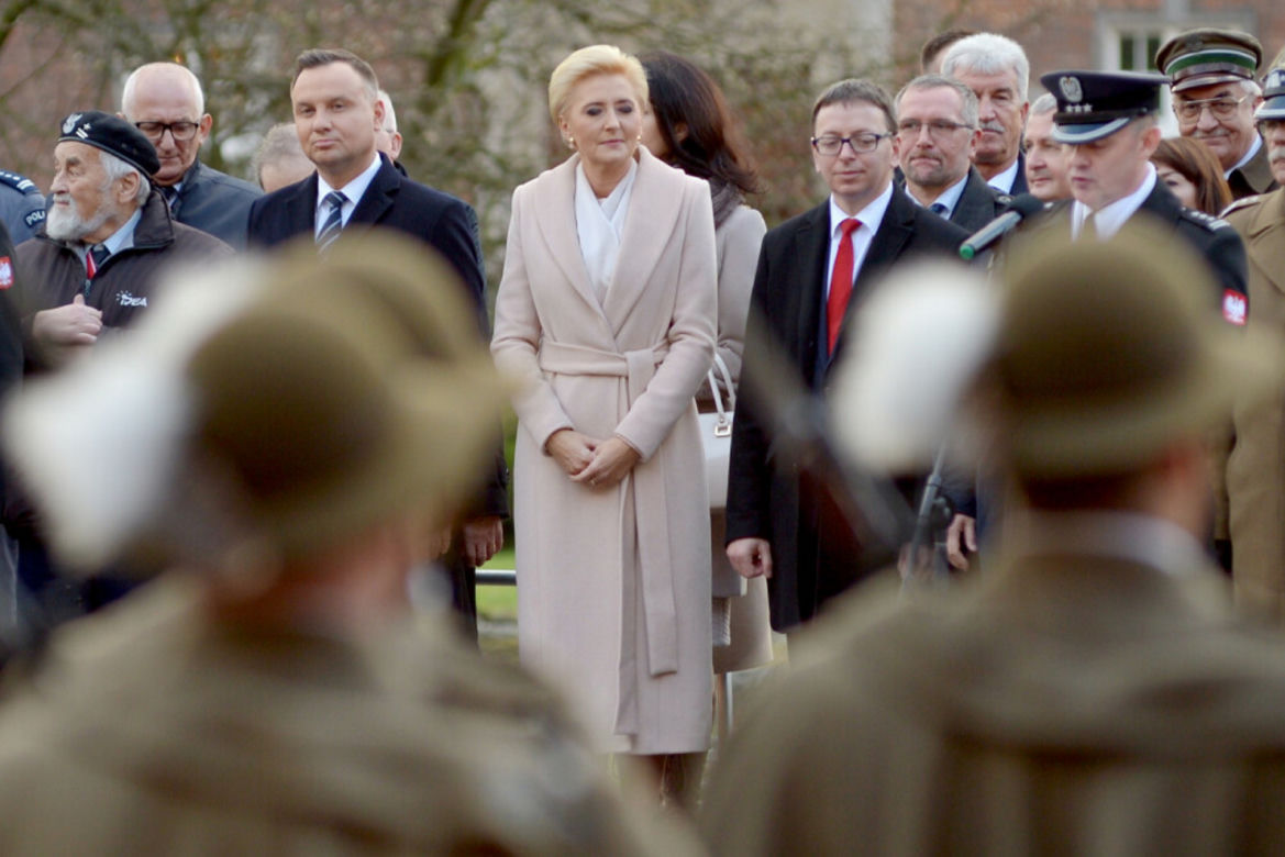 Stylowa Agata Duda na jesień