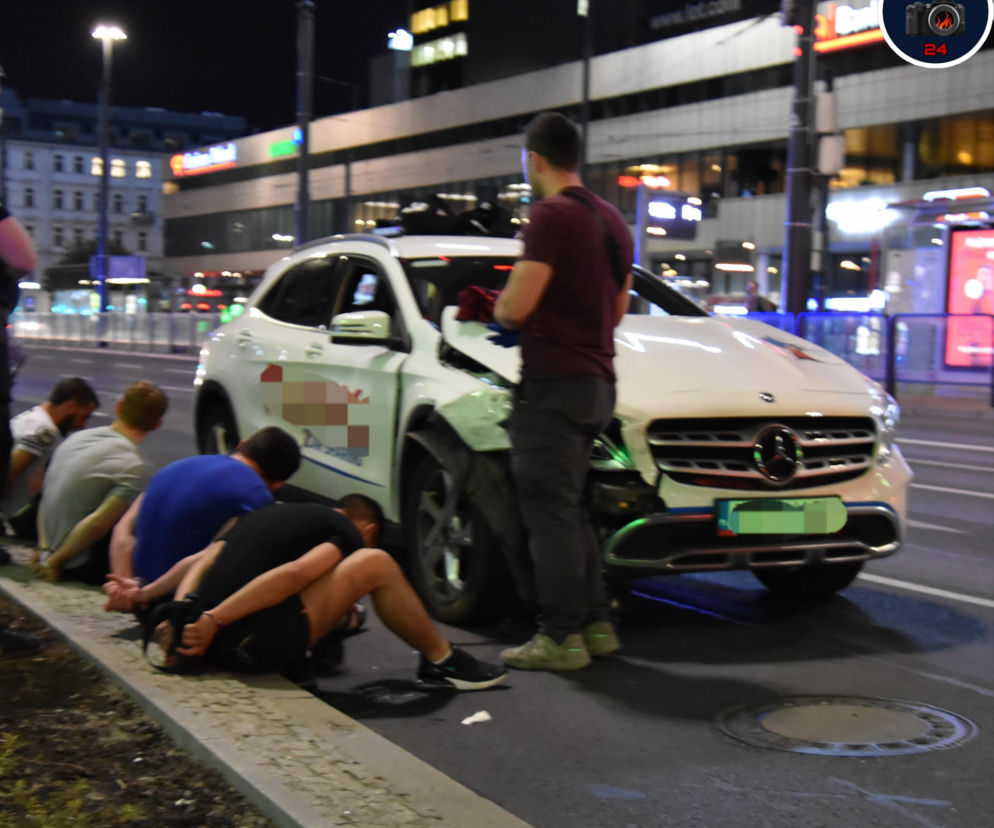 Nocny pościg w centrum Warszawy. Policja użyła gazu 
