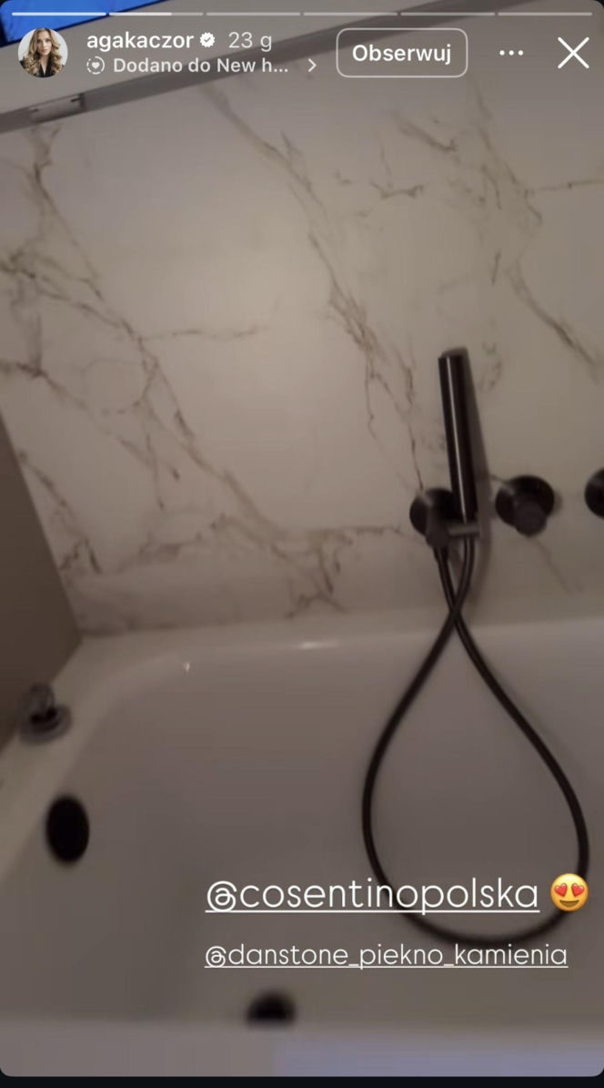 Łazienka Agnieszki Kaczorowskiej