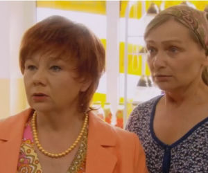 Ranczo 8 sezon odc. 96. Solejukowa (Katarzyna Żak), Hadziukowa (Dorota Nowakowska)