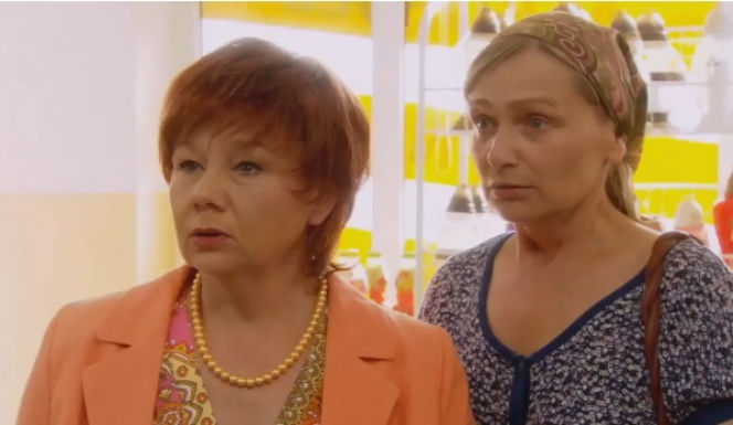 Ranczo 8 sezon odc. 96. Solejukowa (Katarzyna Żak), Hadziukowa (Dorota Nowakowska)