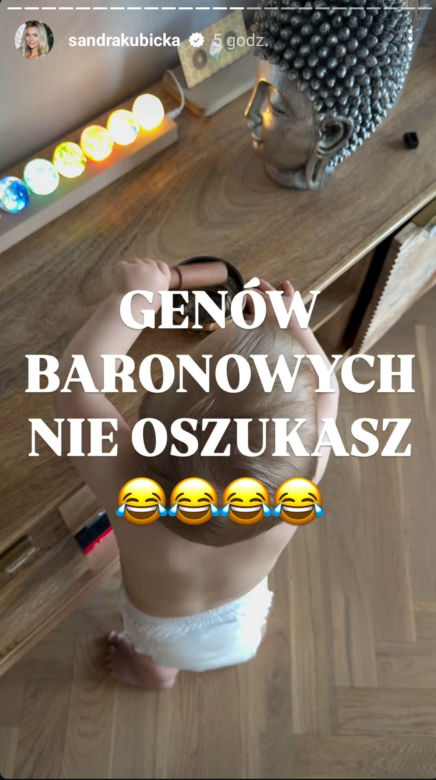Dumna Sandra Kubicka pokazała syna i wspomniała o Baronie. "Genów nie oszukasz" 