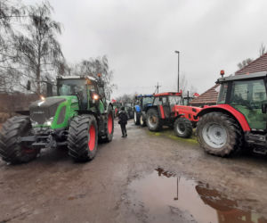 Protest rolników w Środzie Wielkopolskiej