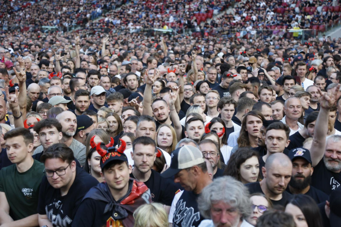Koncert AC/DC w Warszawie (4.07.2025) - część druga. Organizatorem koncertu jest Live Nation