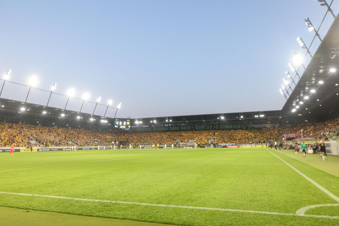 Zdjęcia kibiców z meczu GKS Katowice - MSK Żilina