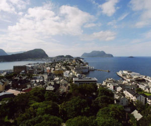 5. Aalesund (Norwegia) - 3 procent podróżnych