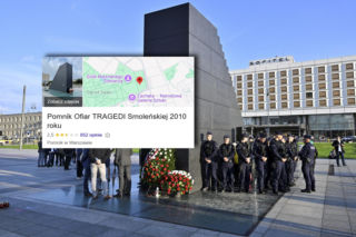 Pomnik Komedii Smoleńskiej. Chcieli odkręcić obraźliwy żart w Google Maps, wyszło z błędem