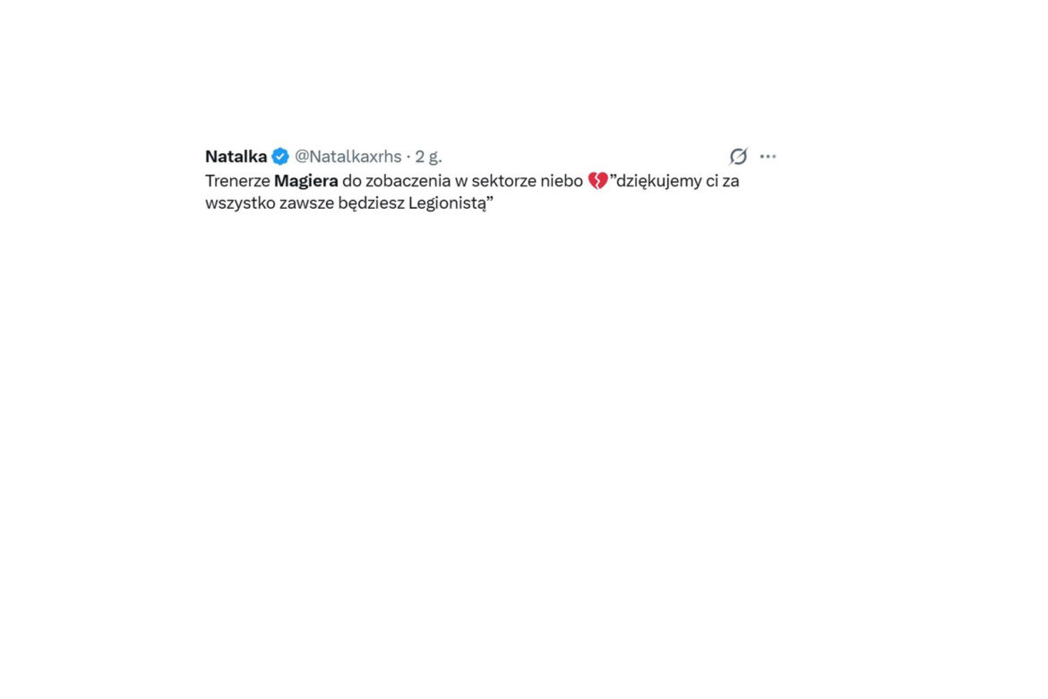 Jacek Magiera nie żyje. Tak go żegnają