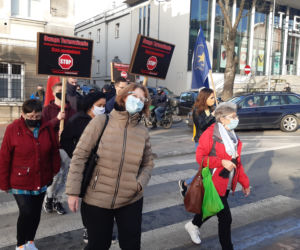 Stop podwyżkom za wodę! Uliczny protest mieszkańców Tarnowa