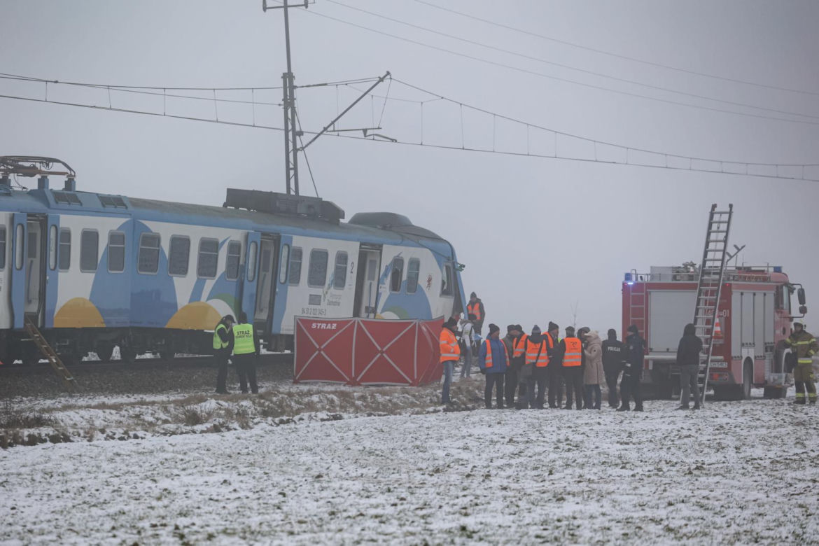 Wypadek na przejeździe kolejowym w Nowych Budach pod Budzyniem