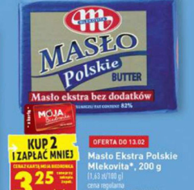 masło 3,25 zł