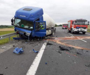 Kierowca opla zginął na DK-16