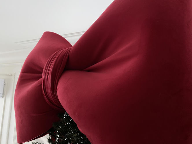 Zamiast gwiazdy na choince - kokarda XXL!