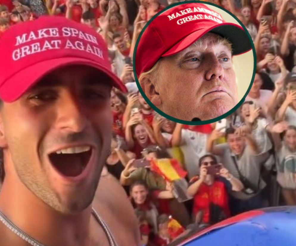 Ferran Torres zakpił z Donalda Trumpa. Ten napis na czapce przejdzie do historii