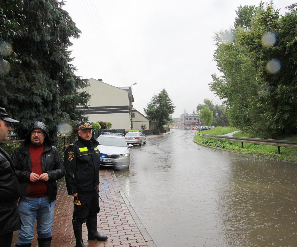 Zalana ul. Jagiellońska w Kraśniku