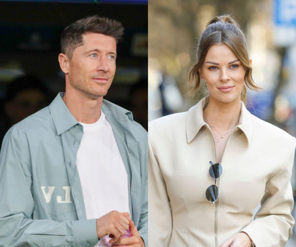 Robert Lewandowski i Małgorzata Tomaszewska