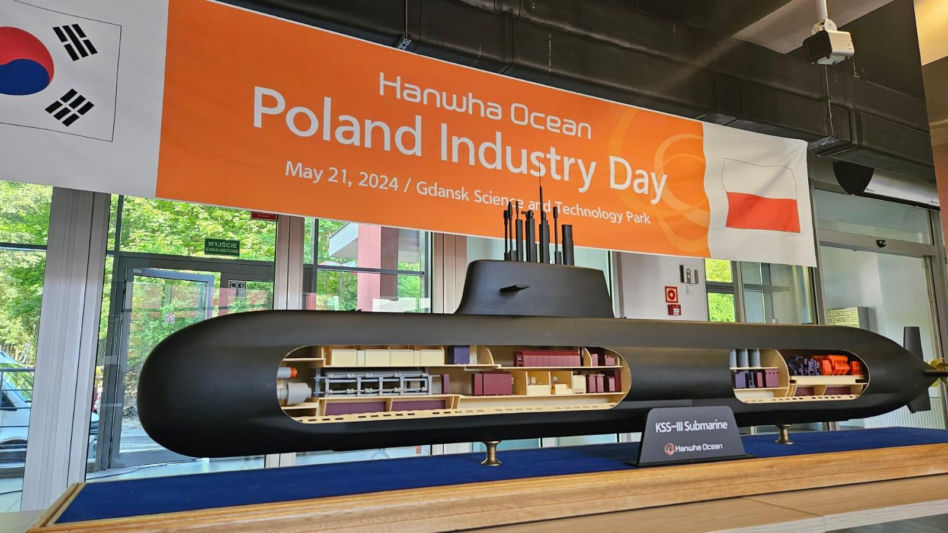 Okręt podwodny z Hanwha Ocean