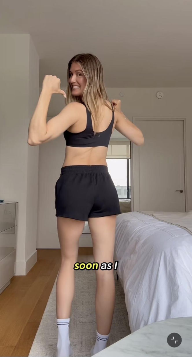 Genie Bouchard zachwycona stanikiem